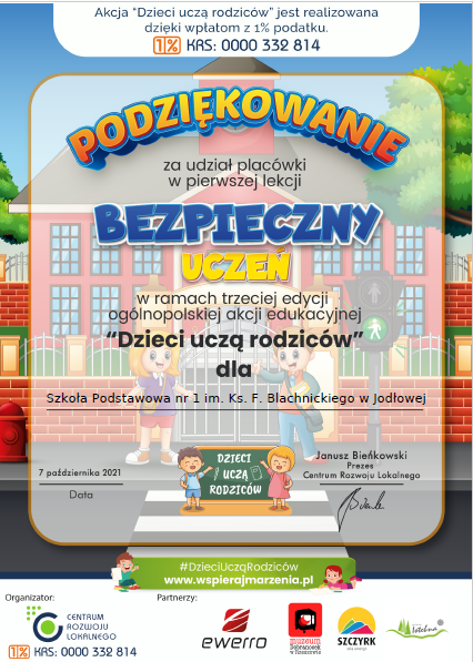 dzieci podzikowanie