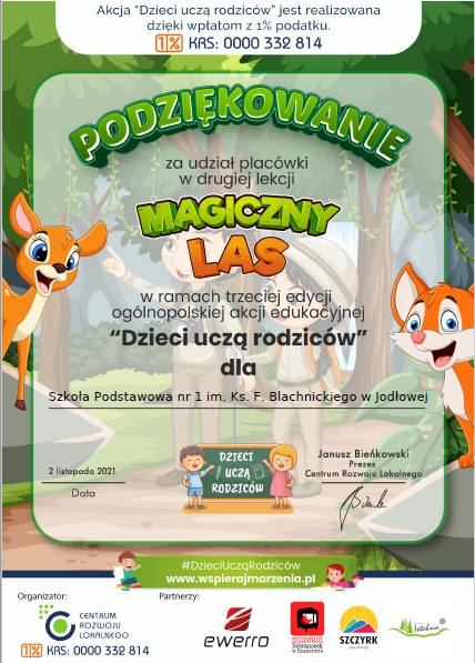 dzieci podzikowanie1