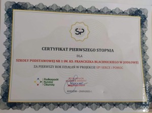 certyfikat serce